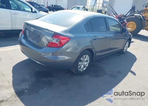 2012 Honda Civic Lx z USA, uszkodzony, nr VIN 19XFB2F51CE389181